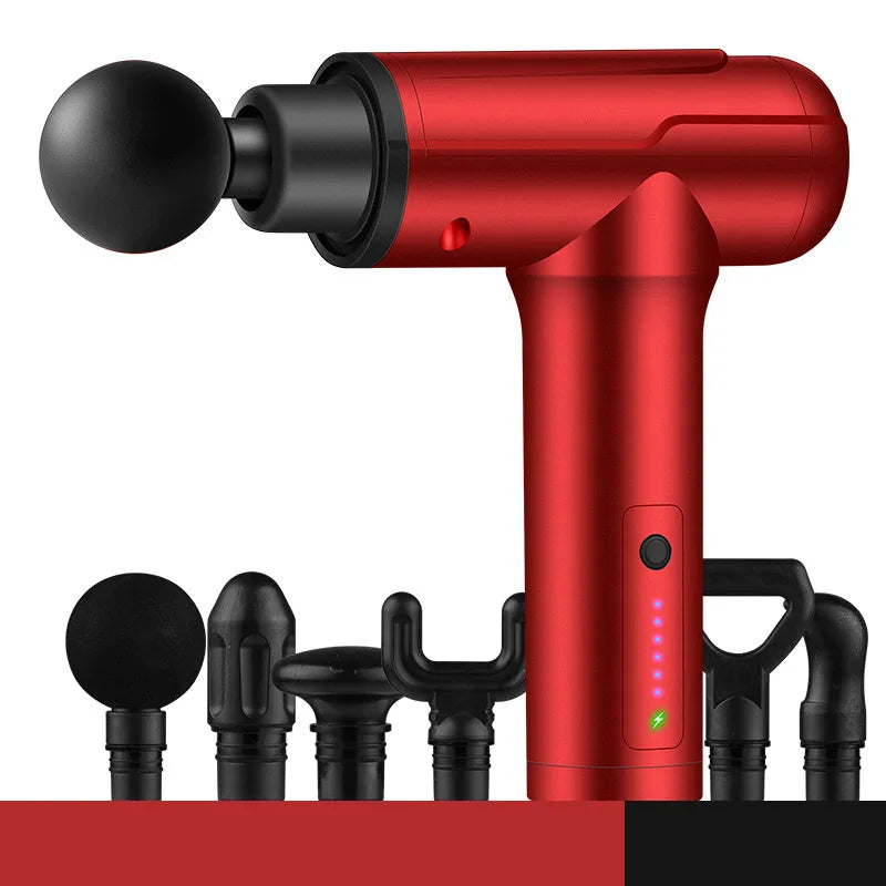 Elektryczny Masażer Mięśni - Pistolet Masujący 6 Prędkości do Regeneracji i Relaksu