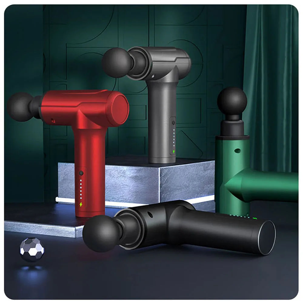 Elektryczny Masażer Mięśni - Pistolet Masujący 6 Prędkości do Regeneracji i Relaksu