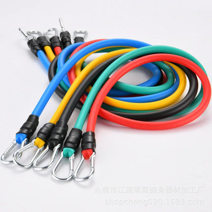 Zestaw Gum Oporowych 10-14szt - Taśmy Treningowe do Ćwiczeń Siłowych i Rozciągania