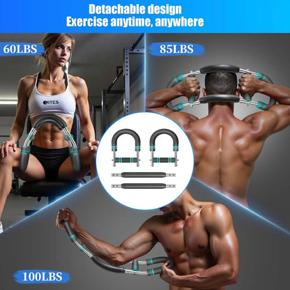 Twister Treningowy Regulowany 27-63kg - Drążek do Ćwiczeń Klatki, Ramion i Przedramion