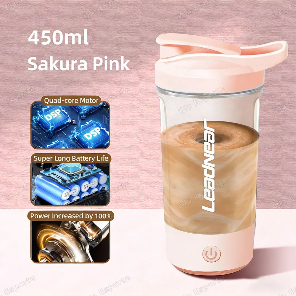 Elektryczny Shaker USB – Automatyczny Kubek Mieszający do Odżywek i Koktajli