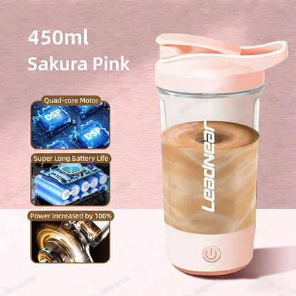 Elektryczny Shaker USB – Automatyczny Kubek Mieszający do Odżywek i Koktajli