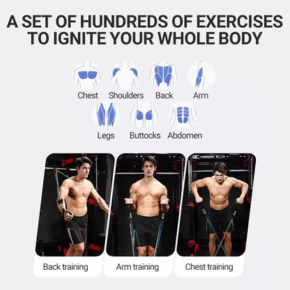 Zestaw Gum Oporowych 10-14szt - Taśmy Treningowe do Ćwiczeń Siłowych i Rozciągania