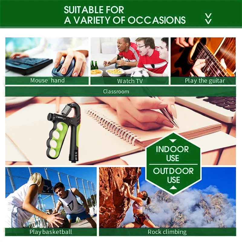 Regulowany Ekspander Dłoni 5-150kg - Trening Siły Chwytu i Rehabilitacja