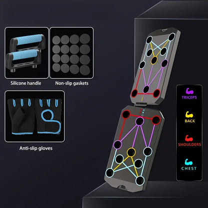 Składana Deska do Pompek - Wielofunkcyjny Sprzęt Fitness do Treningu Mięśni