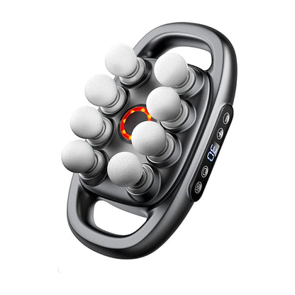 Pistolet Masujący 16 Głowic - Profesjonalny Masażer Elektryczny 30 Poziomów i 3 Tryby